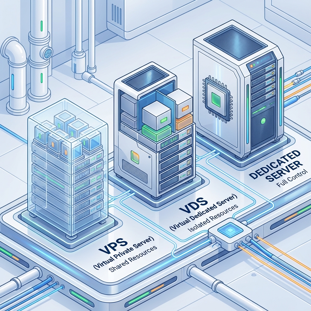 Sunucu Teknolojileri Rehberi: VPS, VDS ve Dedicated Arasındaki Kritik Farklar